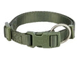 Premium Hondenhalsband Olijfgroen 22-35 cm - HALSBANDEN/LIJNEN NYLON