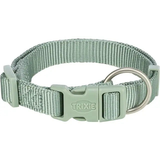 Premium Hondenhalsband Saliegroen 22-35 cm