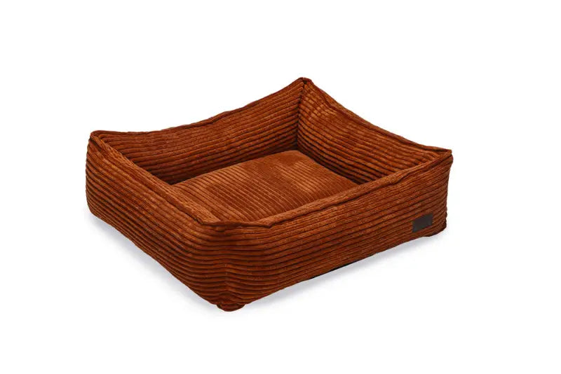 Ribbed Hondenmand antraciet — Terra - 65x60x20 cm - BEDDEN/MANDEN/KUSSENS