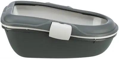 Trixie Berto Kattenbak Open Met Scheidingssyteem Grijs/Pastelblauw/Graniet