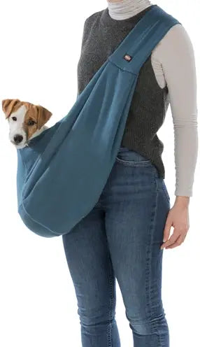 Trixie Draagtas Buikdrager Sling Blauw / Grijs