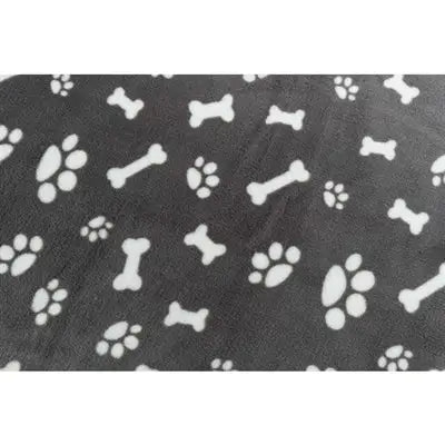 Trixie Hondendeken Kenny Fleece Bot / Pootjes Grijs