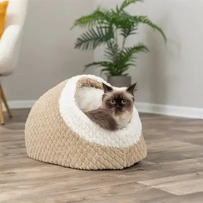 Trixie Kattenmand Iglo Kaline Mio Lichtbruin / Creme