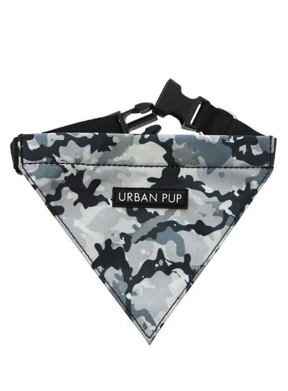 UrbanPup Bandana Camouflage Grey 42-51 cm L