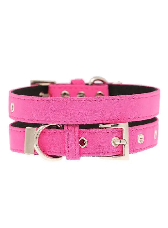 UrbanPup Hondenhalsband Neon Pink 18-28 cm