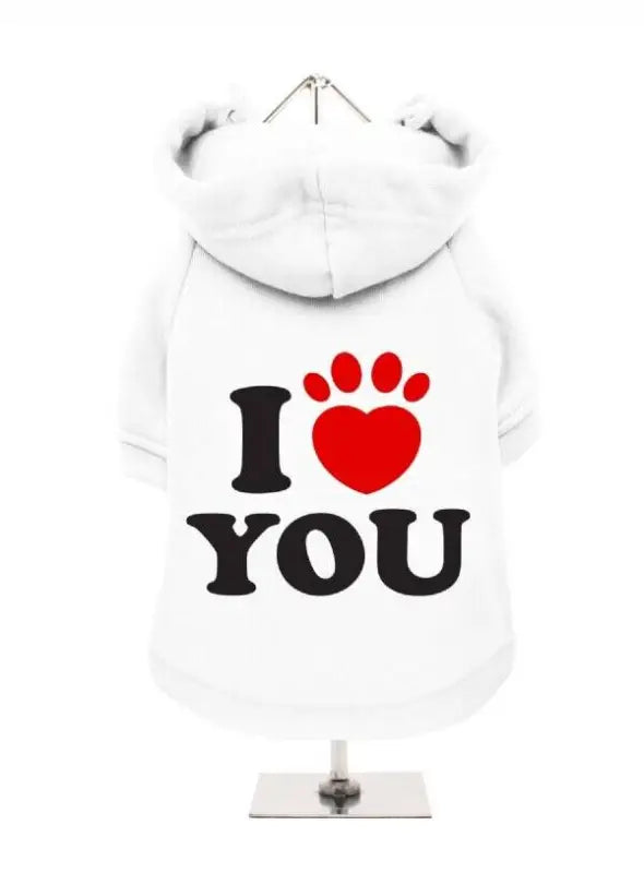 UrbanPup Sweatshirt I Love You wit 30 cm